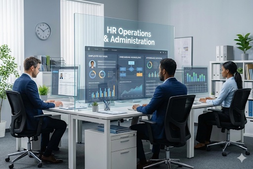 A professional rider on a horse