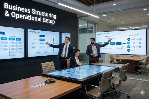 A professional rider on a horse