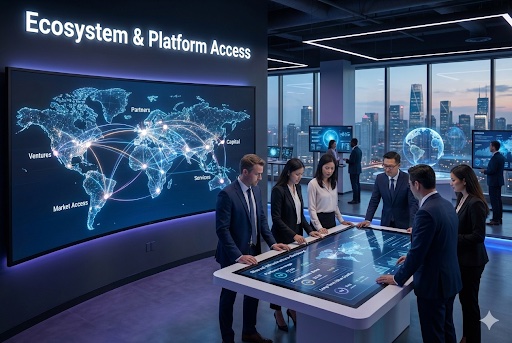 A professional rider on a horse